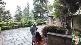 Iranian girl has sex after visiting historical places