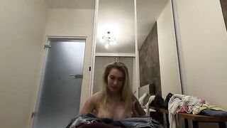 A young girl invited a friend over, her parents were not at home