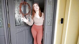 A hot mom is inviting you to check out her bed