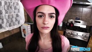 The cowgirl got a cock after the minet
