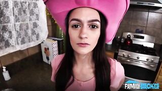 The cowgirl got a cock after the minet