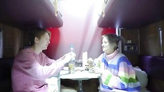 A hot chick has sex in a peculiar spot