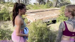 I took my girlfriend to the woods for some wild fun