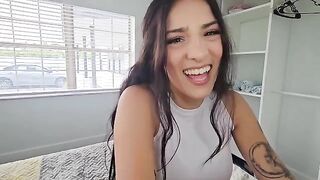 A man has an unexpected visit from a young woman who wants to play a new game