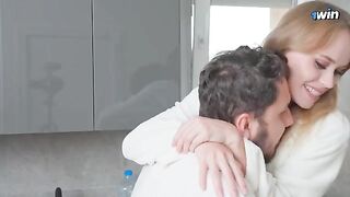 The plumber checked the water supply in a steamy encounter