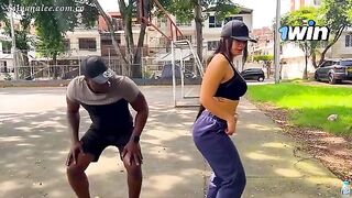 If you don't work out, then you won't have sex, says busty fitness model