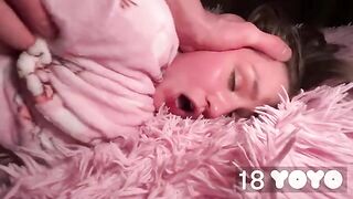 The girl got a little distracted and received a mess in her pussy