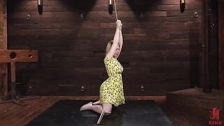 Sweet torture with a vibro, a BDSM training with a vibrator