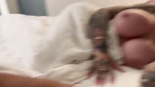 A gorgeous babe gets fucked by her step dad in a steamy scene