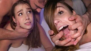 The girl should not keep her mouth shut because it's boring