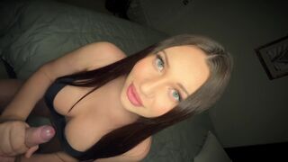 You learned a lot from blowjob classes, now it's time to show!