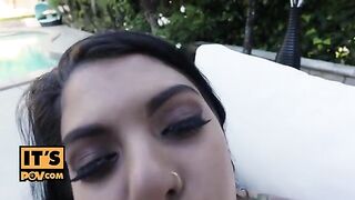 Petite teen Gina Valentina gets fucked early in the morning