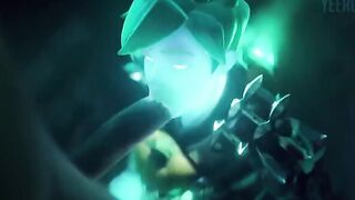 Overwatch Tracer SFM compilation with sound, featuring Tracer’s wild energy