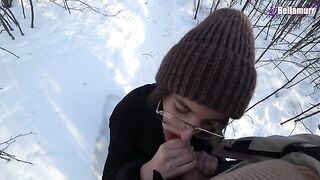 A walk with my stepsister in the park turned into sex