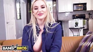 Curvy blonde PAWG Blake Blossom gets fucked by Leo Valentino’s impressive package