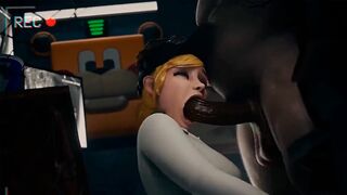 FNAF Security Breach Vanessa got fucked in the office at Mega Pizzaplex