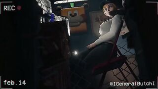 FNAF Security Breach Vanessa got fucked in the office at Mega Pizzaplex