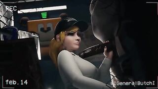 FNAF Security Breach Vanessa got fucked in the office at Mega Pizzaplex
