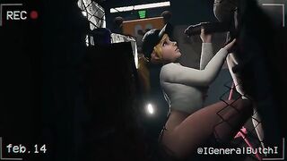 FNAF Security Breach Vanessa got fucked in the office at Mega Pizzaplex