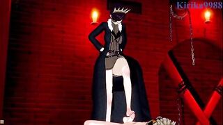Asta has a hot sex adventure with a crazy girl in a hidden room