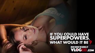 Aidra Fox gets pounded in massage interview BTS action