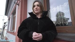 The Public Agent encounters Myss Alessandra on the street and offers her a casting opportunity