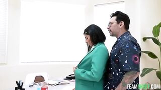 A girl with a tattoo gets special treatment from her lover