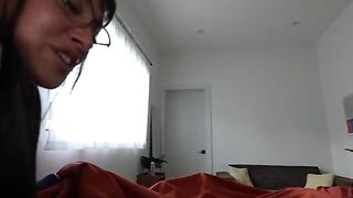 A hot woman has sex with her girlfriend while her boyfriend watches