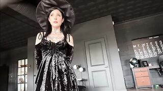 Sexy bares legs to experience something completely new in sex life