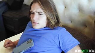 I fucked with all my might to reach orgasm with a brunette