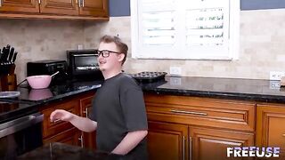 It's not easy to get off a dick, even for pros