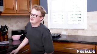 It's not easy to get off a dick, even for pros