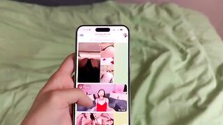 A man began to kiss passionately with an 18-year cute girl