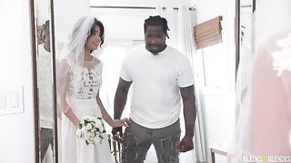 A girl chose her groom based on the size of his cock
