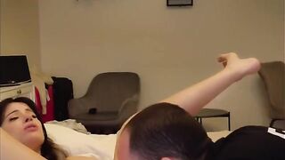 The couple has an intense and passionate sex session