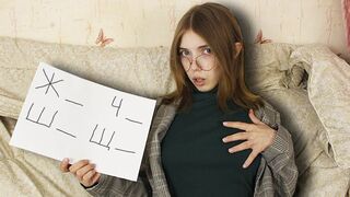 Hypnosis with boobs, learning rules has never been so easy. A young student sought help from a tutor to improve her life, and the tutor agreed to assist. To make the lesson more engaging, the tutor suggested a unique approach to teaching, incorporating so