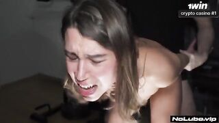 Girl went from orgasm to a trembling, intense reaction after an extreme session