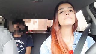 The girl was already aware of the sign of a forced stop