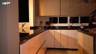 The burglar aimed for the safe, but got the busty housewife's tight pussy instead
