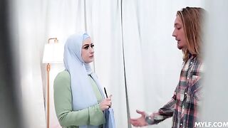 She prays, but her pussy is not so pious when spread wide