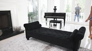 Girl was fucked in a doggy style on the couch