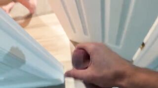 She didn’t just enter, but completely covered it with cum