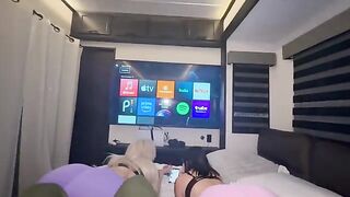 A prank with a bed and a surprise threesome adventure
