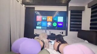 A prank with a bed and a surprise threesome adventure