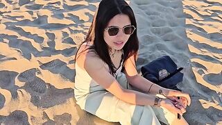 An empty beach isn't the best spot for intimacy