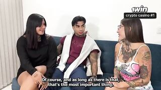 A girl has sex with someone she isn’t involved with in front of her partner