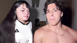 A man showed his power over his submissiveFilipina lover