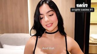 Girl masturbates, her stepbrother joins, and they share a steamy moment