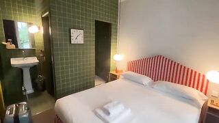 Girl plays with her pussy while taking a shower in Madrid