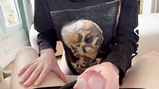 A red-haired beauty gets fucked passionately before dinner on the window